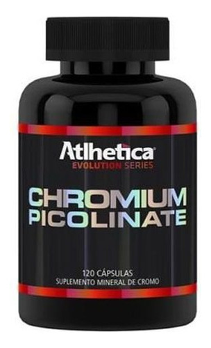 Suplemento em cápsula Atlhetica Nutrition  Evolution Series Chromium Picolinate minerais Chromium Picolinate