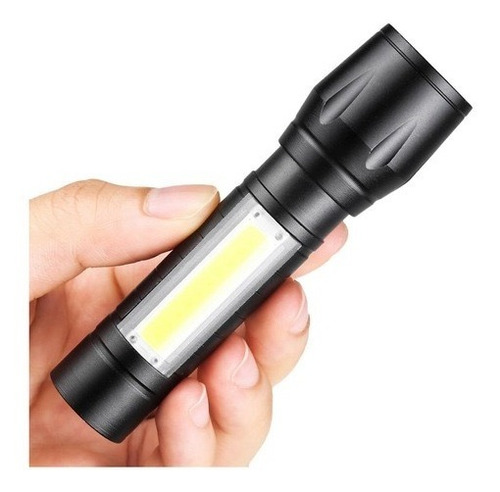 Imagen 8 de 10 de Mini Lampara Linterna Led Recargable Super Zoom Recargable