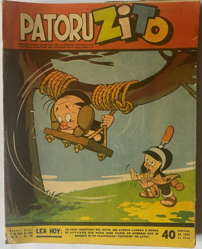 Patoruzito, Nº 180 Semanario De Historietas Grande 1949 Cr02