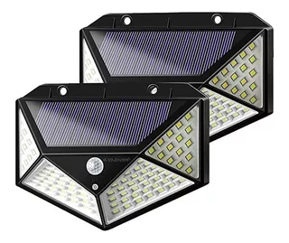 Lampara Solar 100 Focos Leds Con Sensor De Movimiento