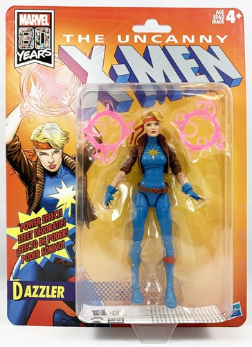 Figura Marvel Legends Retro X-men Dazzler / Nueva Y Sellada