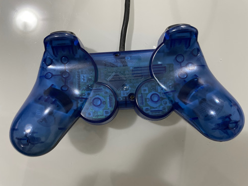 Controle Original Playstation 2 Ocean Blue Azul (Usado)