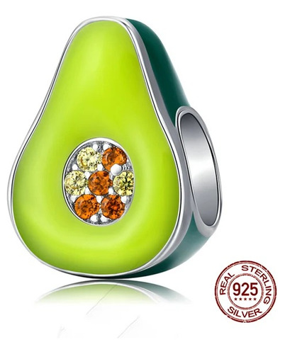 Charm Figura De Aguacate Plata .925 Para Pulcera Pandora