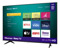 Comprar Pantalla Televisión Hisense 58'' Smart Tv Roku 4k Uhd 58r6e3