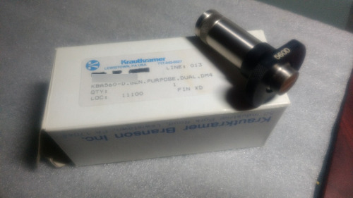 Transductor Contact Doble Elemento Krautkramer .62in Kba560d