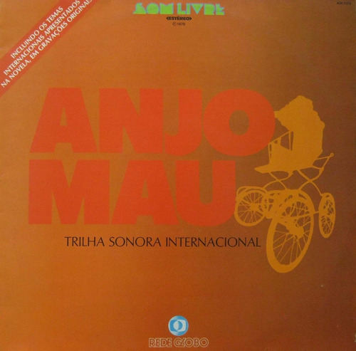 Anjo Mau - Trilha Sonora Internacional - Lp Som Livre 1976