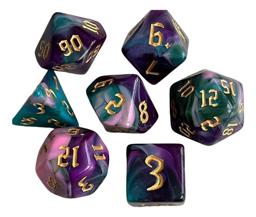 4 Juego De Dados Poliédricos Juegos De Mesa Juegos De H