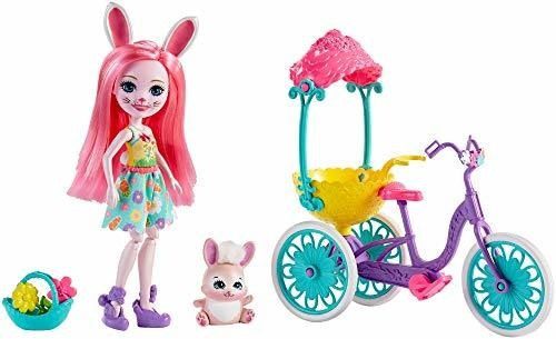 Mattel Enchantimals Pedal Pals Bree Conejo Muñeca 425nw