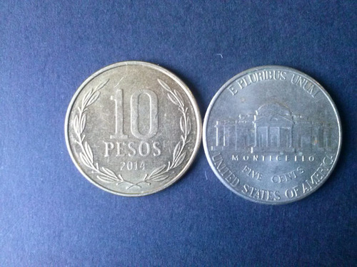 Moneda Estados Unidos Five Cents Níquel 2002 Ceca P (c38)