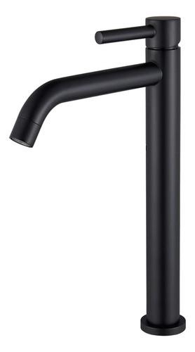 Llave Grifo Monomando Lavabo Ovalin Baño Negro Mate Gami