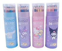 Comprar Lápices De Colores 36 Unidades Sanrio Trazo Kuromi
