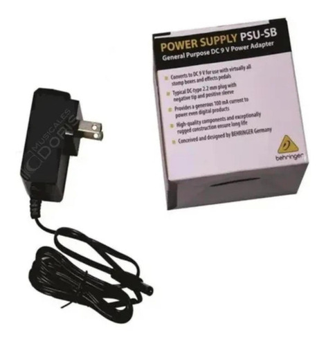 Behringer Adaptador De Corriente Para Pedales 9 V