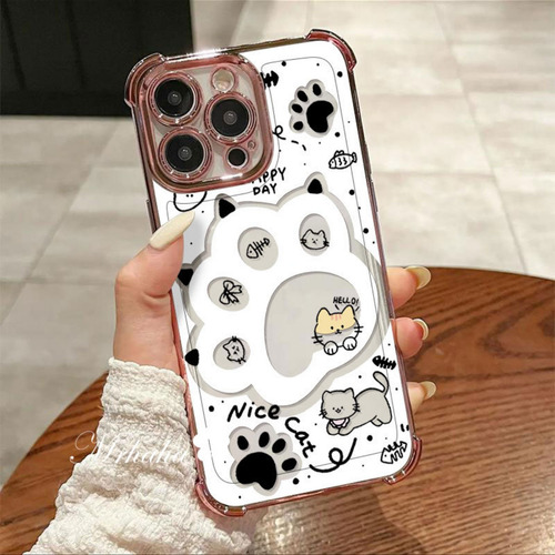 J0k Kz A Para Teléfono Oppo Cartoon Cute Panda Cat, /