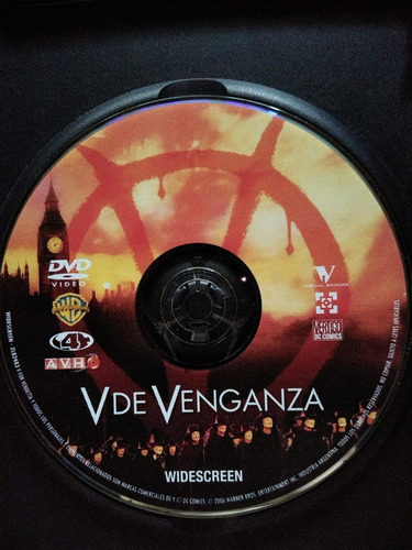 V De Venganza ( V For Vendetta) - Dvd Original (Usado)
