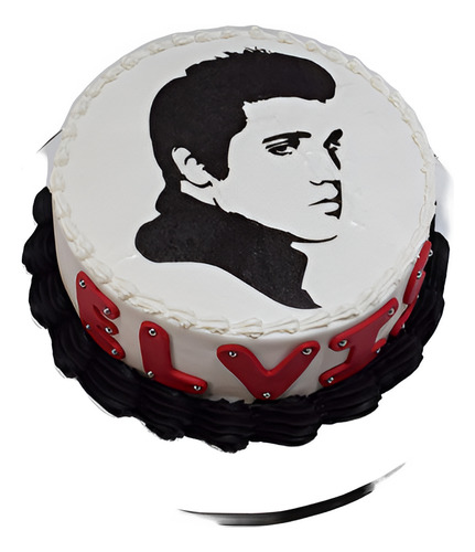 Torta Elvis Presley - Tortas Para Eventos - Cumpleaños