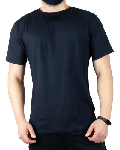 Camiseta Masculina Algodão Básica Camisa Atacado 30.1 Lisa