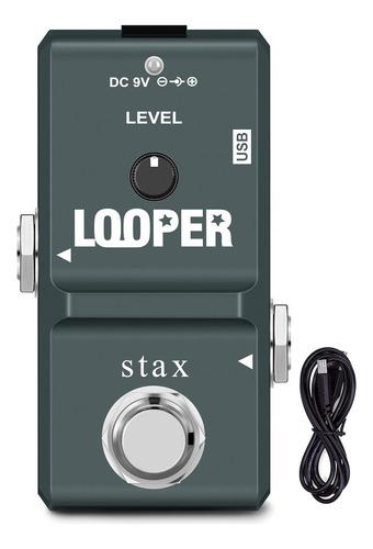 Stax Mini Pedal Looper Para Guitarra, Pedal De Efecto Bucle,