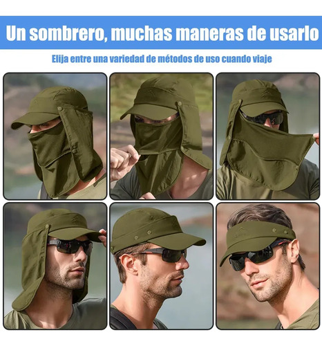 Sombrero De Sol Unisex Con Protección Uv Para Exteriores
