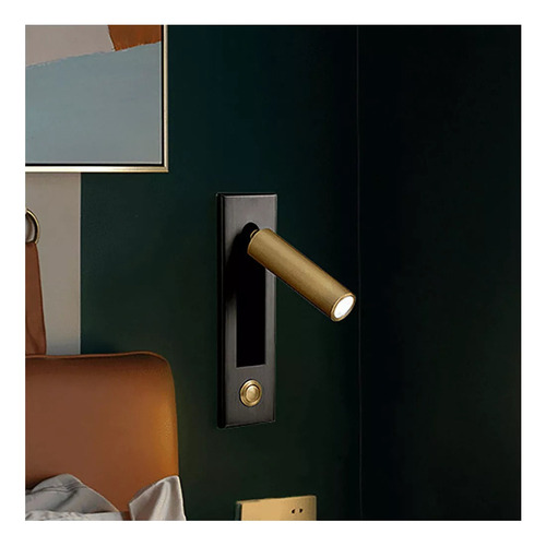 2 Luces De Lectura, Lámpara De Cabecera De Pared, Luz De Lec