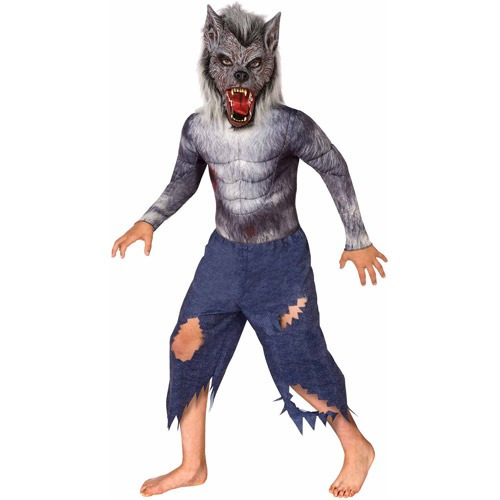 Disfraz Para Niño Hombre Lobo Talla S (4-6)  Halloween