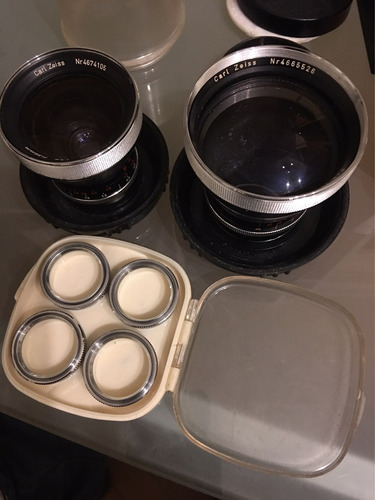Camara Fotografia Zeiss Ikon Contaflex Com Acessorios