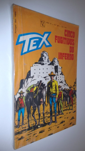 Tex N° 29  Os Cinco Fugitivos Do Inferno 1° Edição Ótimo