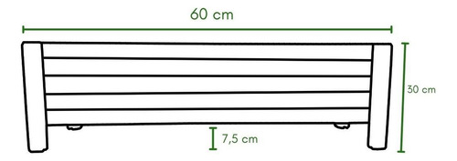 Jardineira Floreira De Madeira 60cm Grande P/ Decoração Cor Marrom Rústico