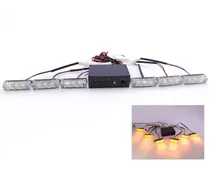 Comprar Baliza Destellante Led 3w Ambar 6 Modulos 3 Funciones