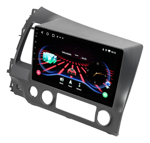 Multimidia Honda Civic 2007/2011 Android 11.0 Wifi Gps 2 Cam