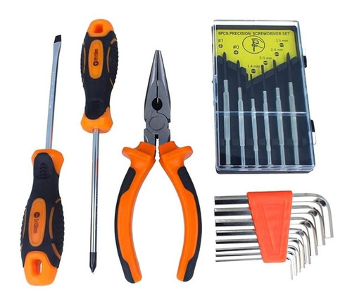 Juego De Destornilladores De Precisión 17 Piezas Kmt Tools