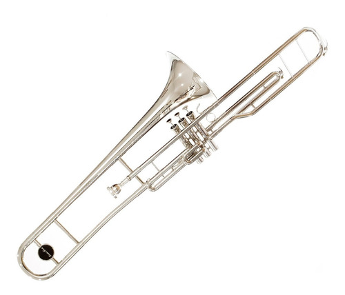 Trombon Silvertone Embolos Tono Do Niquelado