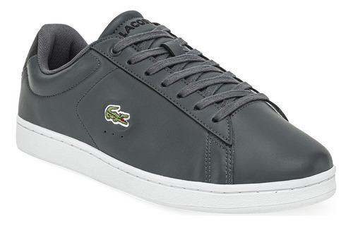 Zapatillas Lacoste Carnaby Cuero Negras Y Blancas