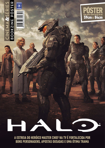 Superpôster Cinema e Séries - Halo, de Editora Europa. Editorial Editora Europa Ltda., capa mole em português, 2022