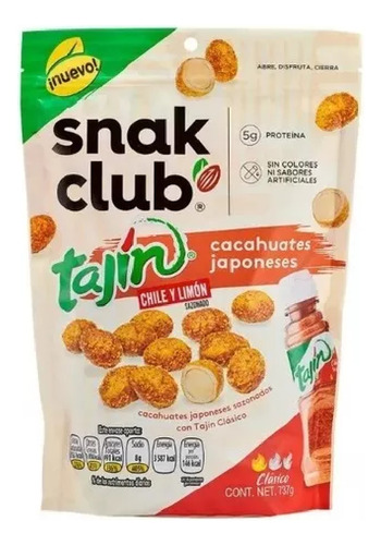 Cacahuates Japoneses Con Tajin De 737 G