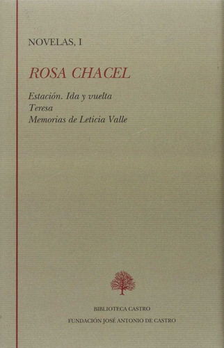 Rosa Chacel, Novelas I Estacion, Ida Y Vuelta / Teresa / Me