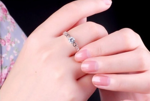 Imagen 5 de 8 de Anillos Compromiso Regalo Para Mama Esposa Mujer Novia Duo