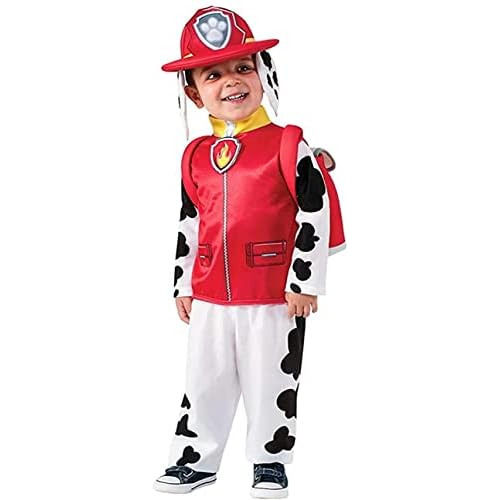 Disfraz De Marshall De Paw Patrol Niños, Talla Pequeñ...