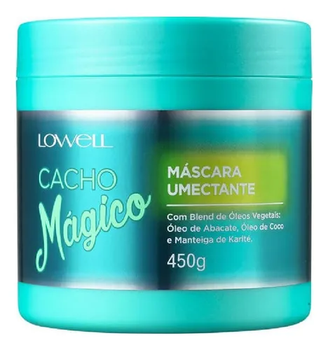 Máscara Umectante Lowell Cacho Mágico 450g