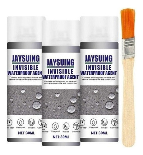 Spray Impermeabilizante Con Sellado Adhesivo De 3 Piezas