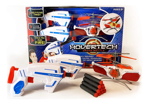 Top Secret Toys Hovertech Battle Drone Con Espuma Dart Blast