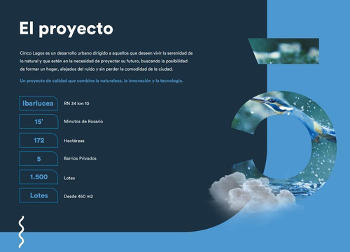 Imagen 10 de 16 de Cinco Lagos Ibarlucea - Terreno 600m2 - Barrio Privado