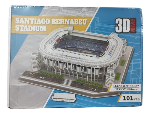 Rompecabezas 3d Estadio Santiago Bernabéu ( Real Madrid )