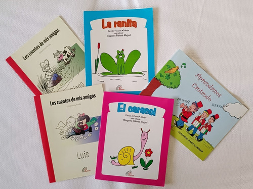 Libros Infantiles Para Colorear (pack 7 Libros)