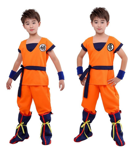 Disfraz Infantil Goku Dbz 6 Pcs Con Peluches Ltf Shop 
