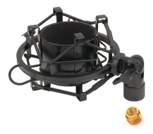 Kit Microfone Condensador Lorben Bm800 Cabo Xlr/p2 Top Cor Preto Dourado