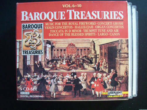 Baroque Treasuries Caja 5 Cds Handel Bach Corelli Barroco  