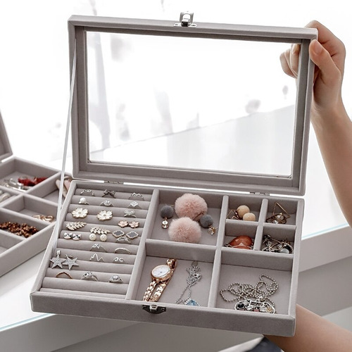 Maletin Joyero Organizador De Joyas Anillos