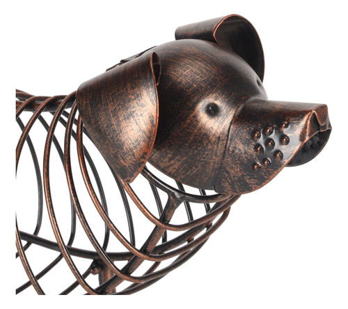 Soporte De Corcho Para Vino Dachshund, Moderno Y Realista, A