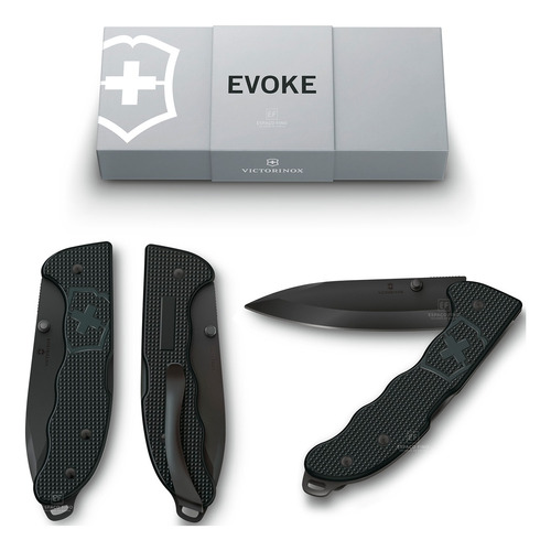 Canivete Evoke Clipe Victorinox Bs Alox  Preto 0.9415.ds23