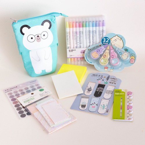 Kit De Papelería Bullet Journal Para Escuela Y Oficina